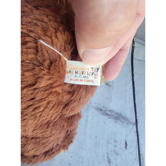 Vintage Superior Toy and Novelty Inc Reindeer Moose Stuffed Animal Plush Toy 11" - Picture 6 of 9